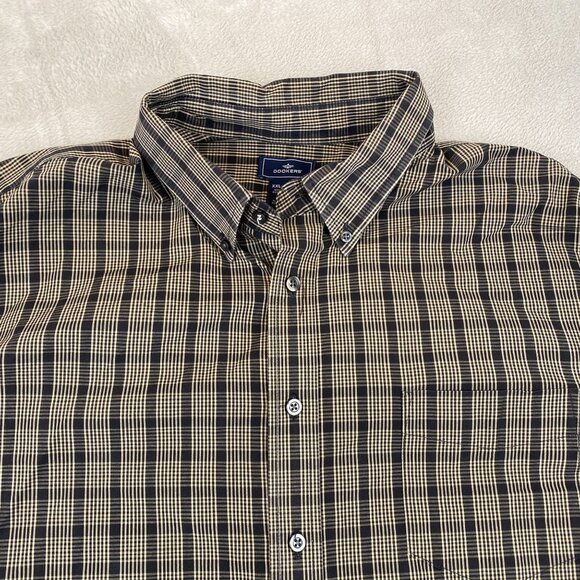 Dockers & Haggar Mens Shirts Size XXL Lot Of Three Classic Fit Plaid Long Sleeve - Picture 10 of 12